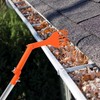 Lyreh Gutter Rake Tool, 17.13x1.38in Gutter Cleaning Rake Head Suitable