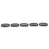 50pcs Hair Extension Clips Set Stainless Steel DIY 8 Teeth