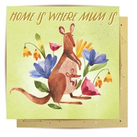 La La Land Greeting Card Home Is Where Mum Is
