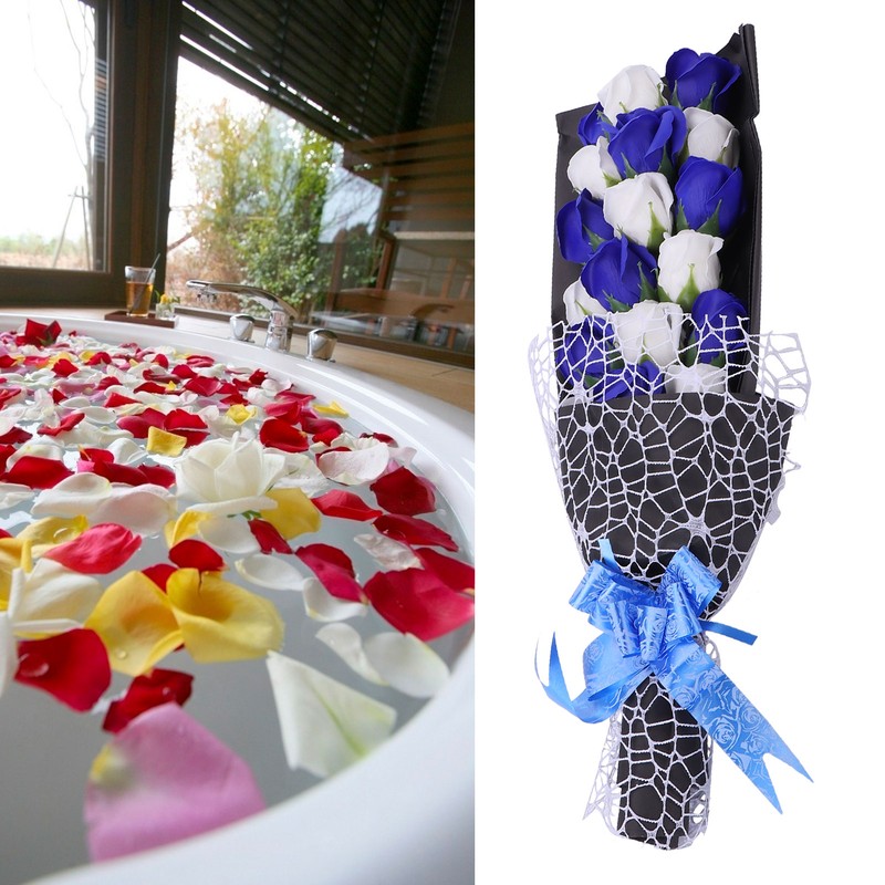 Soap Flower Innovative Artificial Rose Bouquet Gift Wedding Valentine's Day