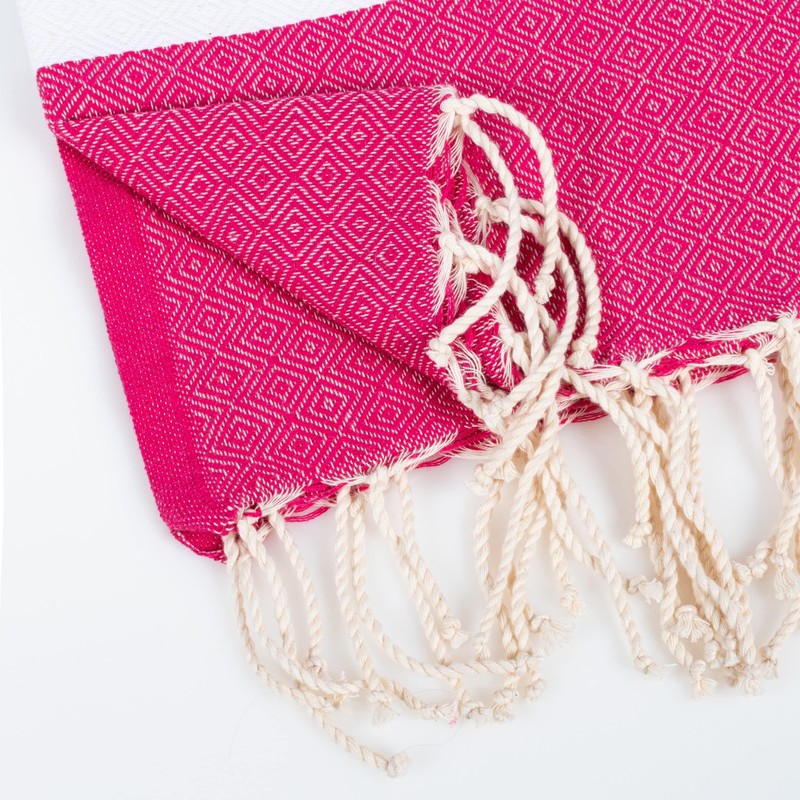 Darido Handmade Diamond Fouta Hammam Towel - XXL Sauna, Bath,