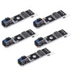 Hailege 5pcs TCRT5000 5V 1-Way Tracing Module Intelligent Car Infrared