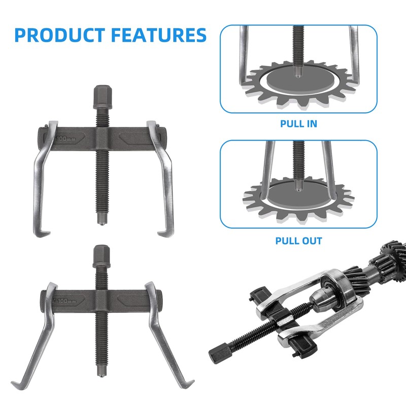 Dfuqanb Gear Bearing Puller, 6 Inches, Jaw Puller, Adjustable 2