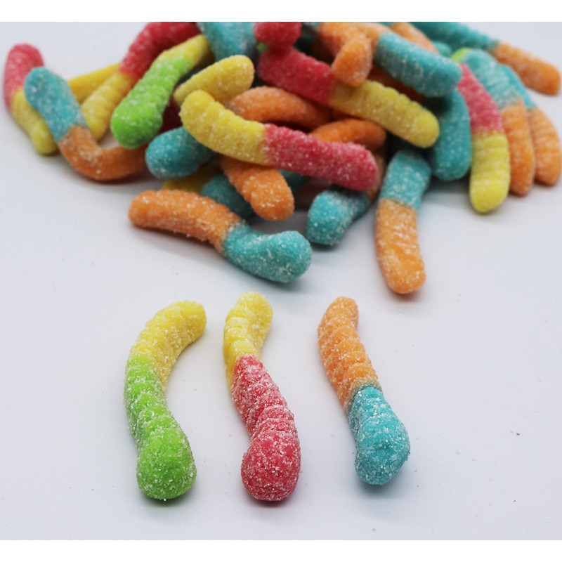 Smarty Stop Gummy Collection (Assorted Sour Worms, 5 LB)