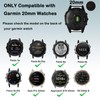 CUNUJIX Quickfit Braided Bracelet Replacement for 20 mm Garmin Fenix