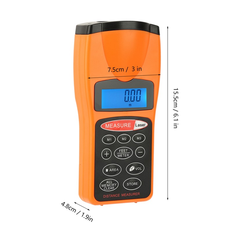CP‑3007 LCD Display Handheld Ultrasonic Meter Pointer Measuring Gauge Up