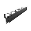 Jingchengmei 19-Inch 1U Metal Horizontal Rackmount Cable Manager with 5