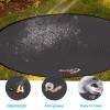 DocSafe 48" Round Fire Pit Mat,4-Layer Under Grill Mat Deck