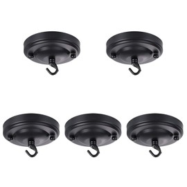Zerodeko 5pcs Ceiling Light Canopy Cover Ceiling Light Mounting Kit Ceiling Plate Pendant Light Canopy Light Fixture Mounting Bracket Chandelier Plate Ceiling Canopy Chandelier Pendant Light Kit