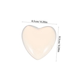 Baluue 100pcs Heart-Shaped Nail Charms for Women Gradient Color Nail Gems for Stylish Manicure Decorations Easy to Use for Birthdays Weddings and Parties