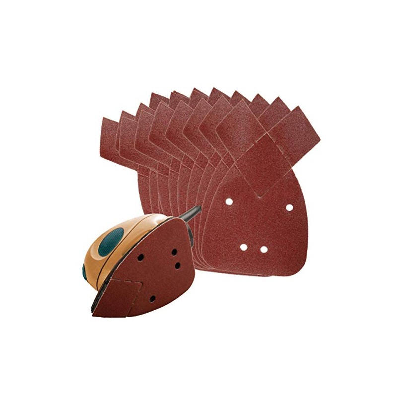 ExcInter 10 PCS 400 Grit 4 Hole Sanding Sheets for