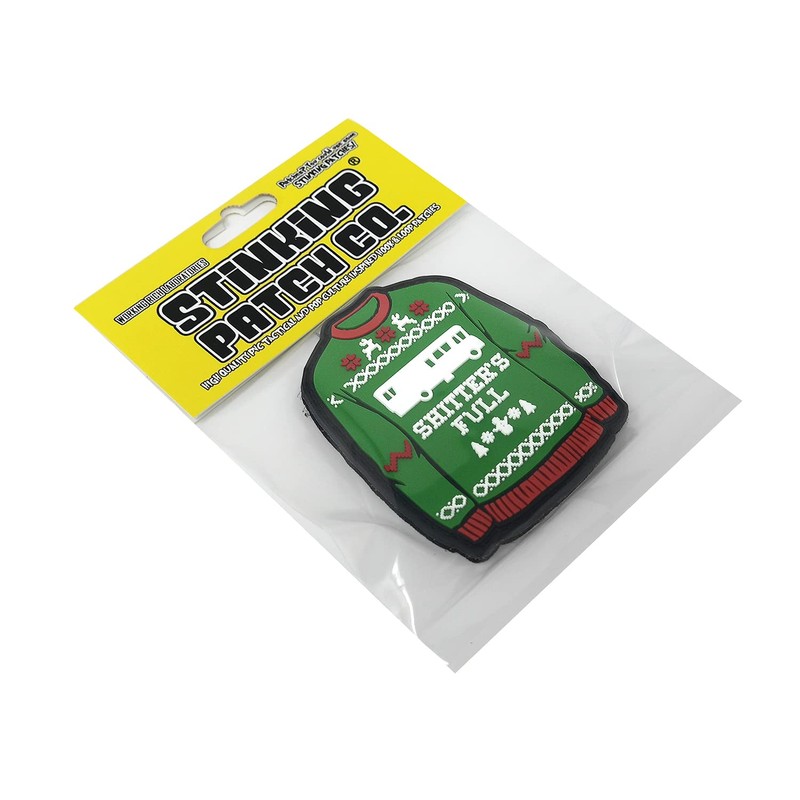 Cousin Eddie RV Ugly Sweater Parche táctico de goma de