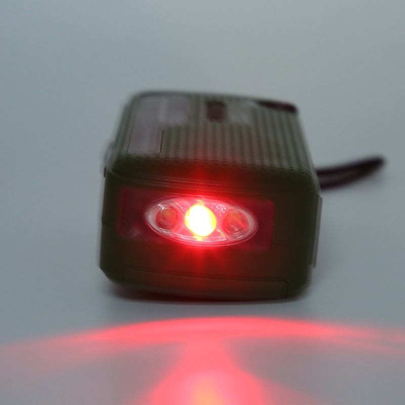 Hand Crank Solar Radio AM FM SW1 SW2 Camping LED