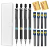 15 Piece Mechanical Pencil Set, 0.3/0.5/0.7/0.9 Mechanical Pencil Lead Pencils,