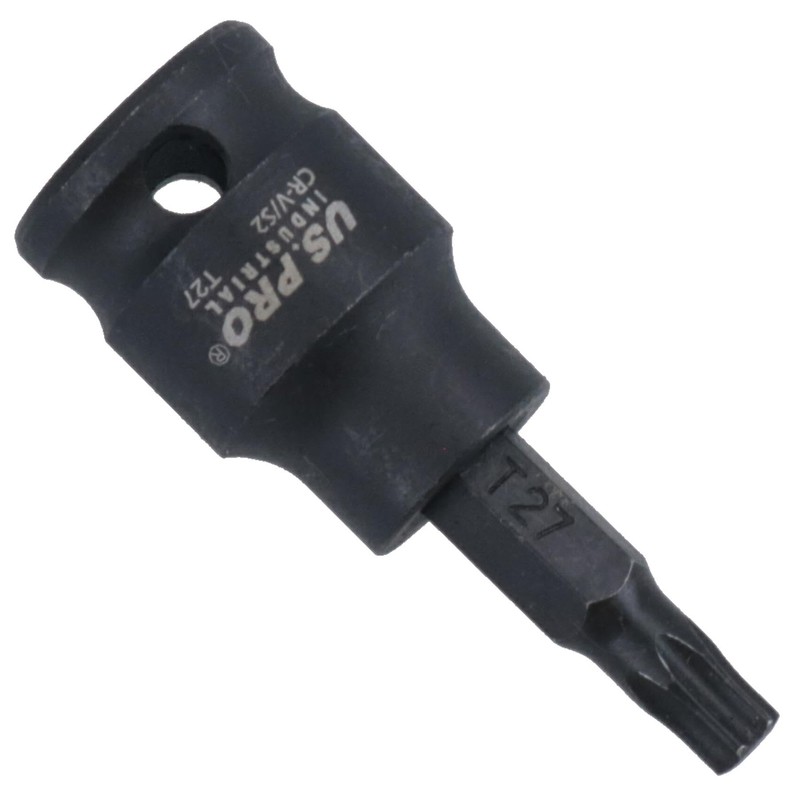T27 Male Torx Star Impact Impacted Shallow Short Bit Socket
