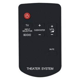 VINABTY N2QAYC000043 Remote Control Replacement Suitable for Panasonic Home Theater Audio System SC-HTB520 SC-HTB520EG-K SU-HTB520 SC-HTB527 SU-HTB527 SB-HWA520 SB-HWA520EB SB-HWA520EG SC-HTBB 520EB