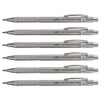 BIC Pack of 6 Refillable Mechanical Pencils Cristerium Luxe Silver
