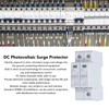 DC Solar PV Surge Protector 2P 10 To 20KA 35mm