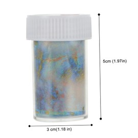 Vaguelly 6pcs Nail Art Stickers Decals French Tip Press Nails Transfer Paper for Women Girls DIY Accessories