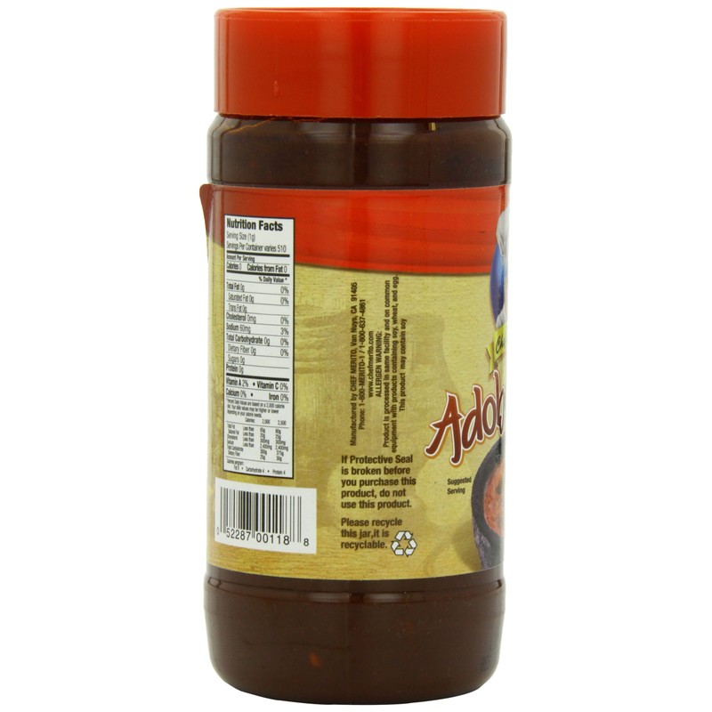 Chef Merito Adobo Chili Con Carne, 18.0 Ounce