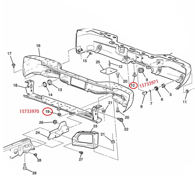 OAUTOO 15Sets Front Air Deflector Retainer Clips with Deflector Grommet