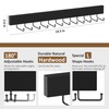 ZEDODIER 2 Pack Wodden Tie Hanger Wall Mounted, Space Saving