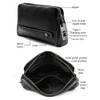 Fipilock FL-V1 Men Zipper Leather Wallet Smart Fingerprint Security Anti