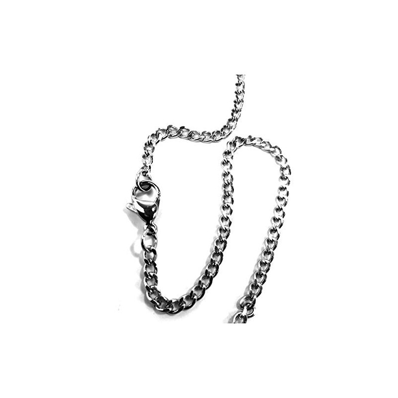 FORGIVEN JEWELRY Baseball Bat Cross Necklace Chain