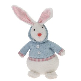 Boston International Easter Figurine Tabletop, Shelf, Mantel Décor, 17.25-Inches, Noah Bunny