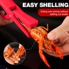3PCS Crawfish Peeler, Crawfish Shucker,Crawfish Sheller Tool for Peeling Cooked