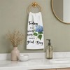 Blue Hydrangea Floral Inspirational Kitchen Towels 16x24 Inch