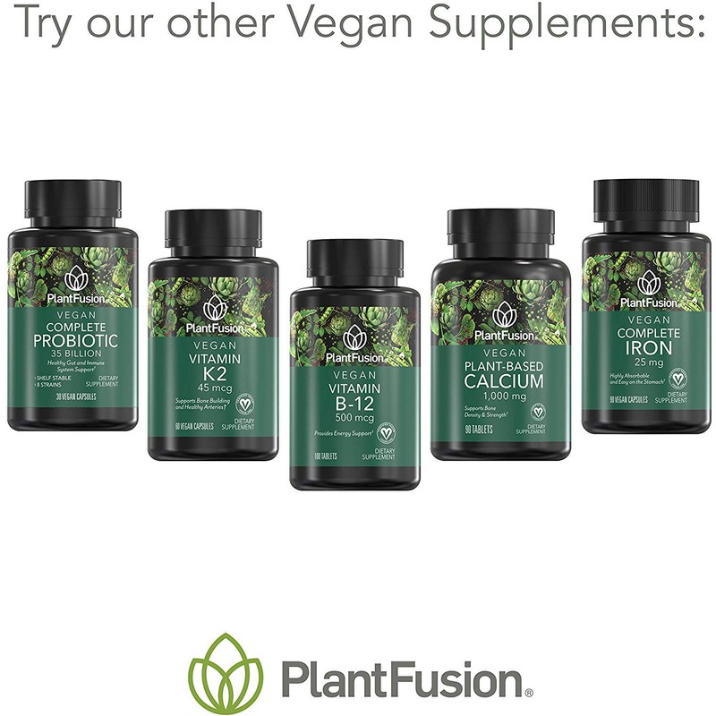 PlantFusion Vegan Iron Supplements from, Premium Plant Based Iron Supplements