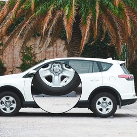 GarfatolRv Tire Saver Ramps Anti-Slip Pads 4 Pack Design, Car Tire Wheel Ramps for Flat Spot and Flat Tire Prevention Anti-Slip Pads for Storage Carrying Bag Easy to Store