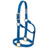 Weaver Leather Original Non Adjustable Halter (Blue, Avarage Horse/Yearling Draft)