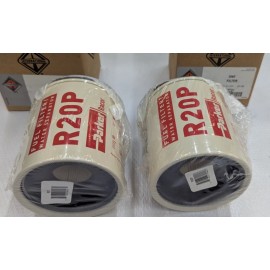 Racor 2 PACK R20P Racor Fuel Water Separator Filter 30 Micron New Primary LFF8027