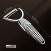 Huakai Swivel Vegetable Peeler, Widened Handle and Ultra Sharp Stainless