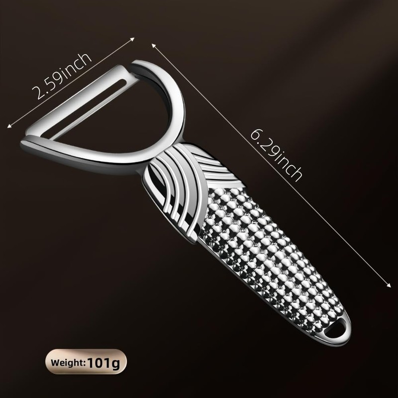 Huakai Swivel Vegetable Peeler, Widened Handle and Ultra Sharp Stainless