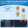 Hibbent All Metal cUPC Certified Shower Head, 10'' High Pressure