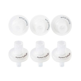 Syringe Filters [Hydrophilic Nylon Membrane] Non-sterilized Diameter 13mm Pore Size 0.45μm for Laboratory Filtration [CASE OF 100pcs] by Allpure Biotechnology (NYLON-13mm-0.45μm)