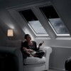 Roof Window Roller Blind, Blackout Thermal Sun Protection, Silver Coating,