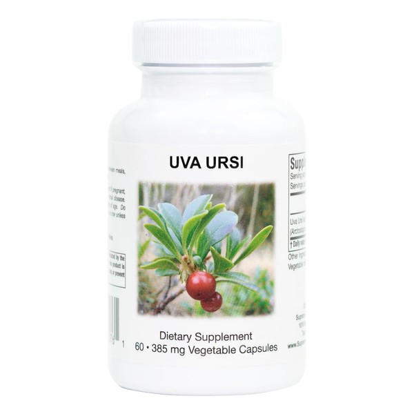 Supreme Nutrition Uva Ursi, 90 Pure Bearberry Vegetarian Capsules