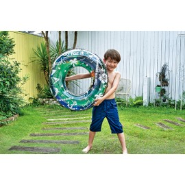 Ikarashi RLB-170V Tie Dye Beach Ukiwa 27.6 inches (70 cm) with Rope