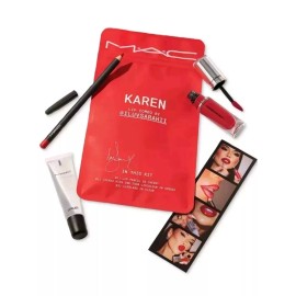 MAC Karen Lip Combo by @ILUVSARAHII 3pc Set: Pencil, Lipcolour, Gloss