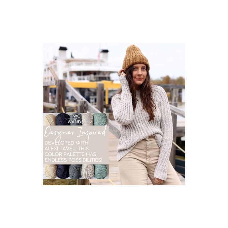 (3 Pack) Lion Brand Yarn Two of Wands: Color Theory