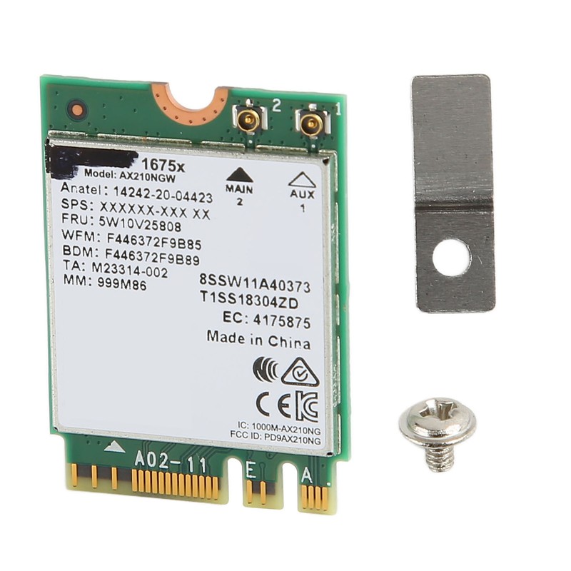 WiFi Card Wireless Tri Band 1675X AX210NGW M.2 NGFF WI‑FI6E