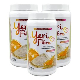 Fibra Nutritional Yerimua Naranja con Glucosamina 900g 3 Botes                                                                                        