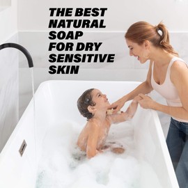 Southern Natural Goat Milk Soap Bar (Variety 3 Pack) Lavender Vanilla, Lemongrass, Earl Grey - For Dry Sensitive Skin. Handmade Natural Soap For Face & Body.(Each Bar 4-4.5 oz)