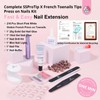 Saviland Nail Tip and Glue Gel Kit - 500 Nails