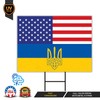 Stand With Ukraine Yard Sign - We Stand With Volodymyr