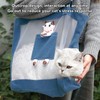 Cat Carrier Handbag Breathable Mesh Canvas Sturdy Soft Comfortable Traveling